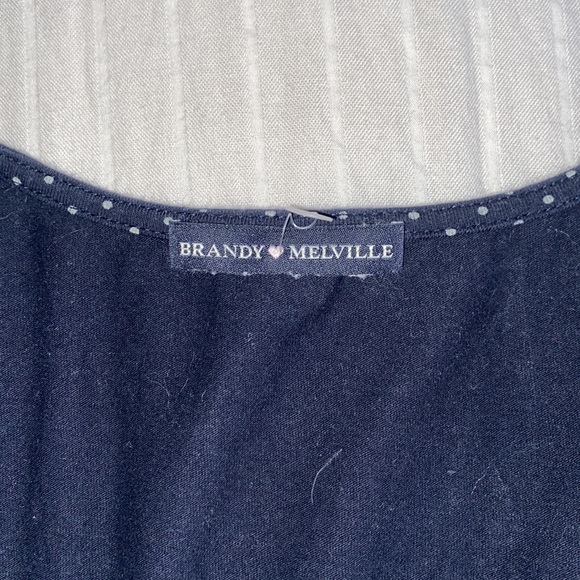 Brandy melville navy polka dot dress - Picture 2 of 3